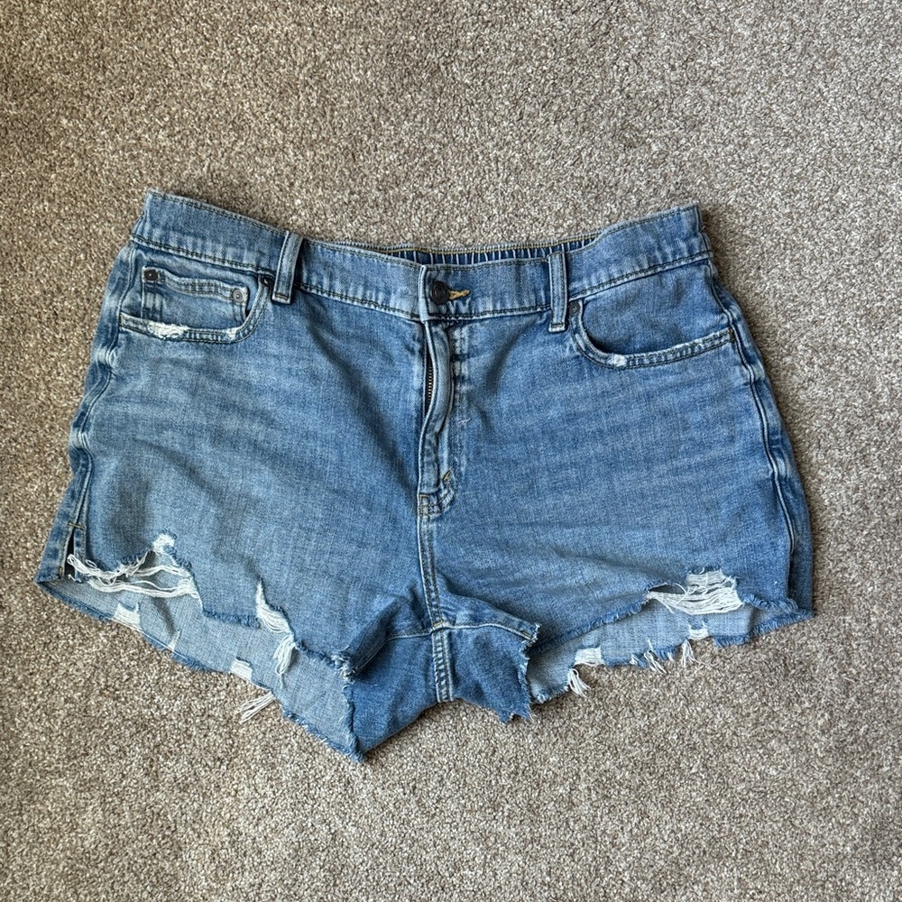 Aerie denim stretch shorts